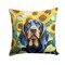 Edge Collections - 18" x 18" - Multicolor - And Tan Coonhound Throw Pillow - 1 Piece
